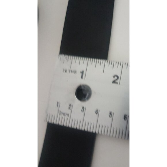 POINT ZERO Genuine Leather Black Belt Size 32 Buckle Made in Canada - Picture 7 of 10